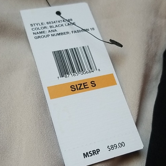 NWT Jessica Simpson Black Lace Ana Jumpsuit S - Picture 4 of 4